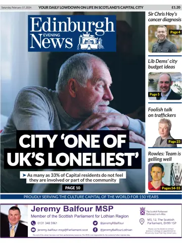 Edinburgh Evening News - 17 Feb 2024