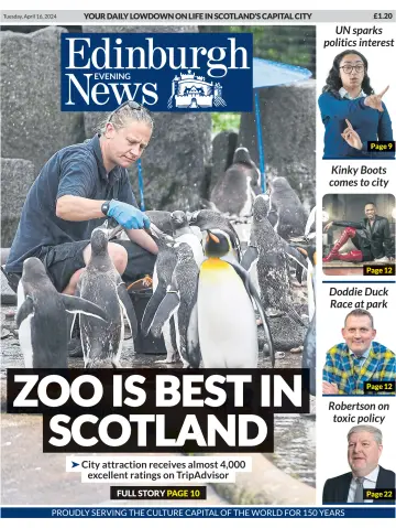 Edinburgh Evening News - 16 avr. 2024