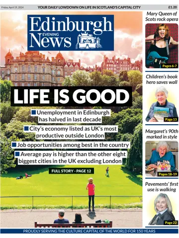 Edinburgh Evening News - 19 avr. 2024