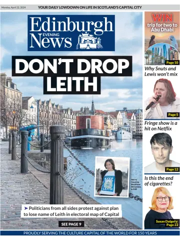 Edinburgh Evening News - 22 abril 2024