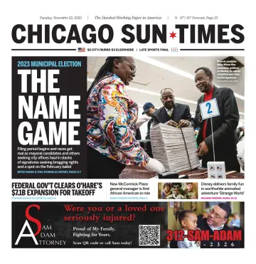 Chicago Sun-Times - 22 Nov 2022