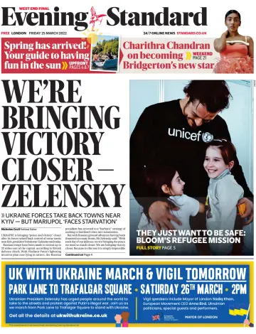 Evening Standard - 25 mars 2022