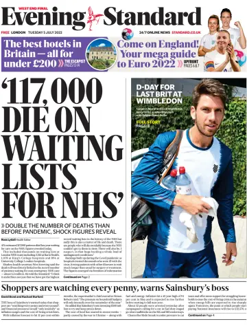 Evening Standard - 05 Juli 2022
