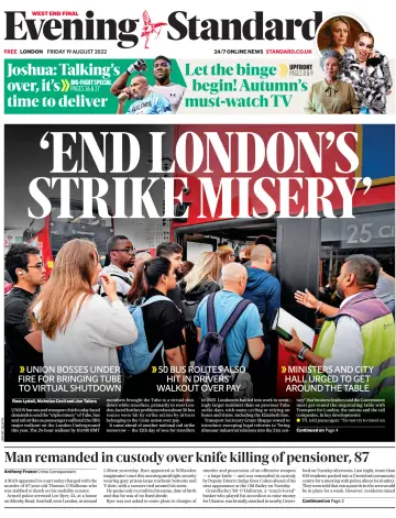 Evening Standard - 19 Aug. 2022
