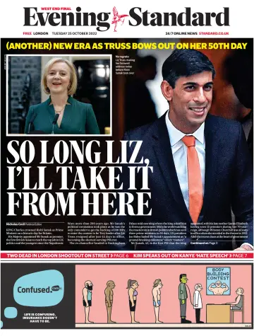 Evening Standard - 25 Oct 2022