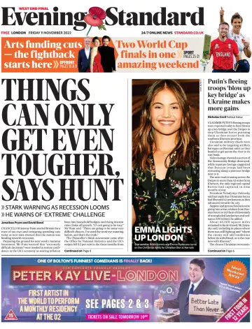 Evening Standard - 11 十一月 2022