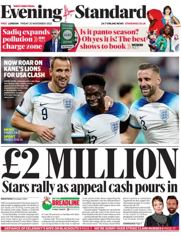 Evening Standard - 25 十一月 2022
