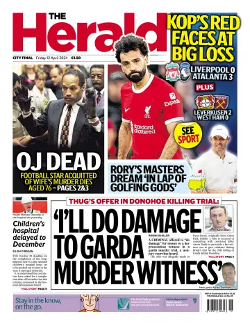 The Herald (Ireland) - 12 四月 2024