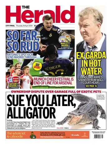 The Herald (Ireland) - 18 四月 2024