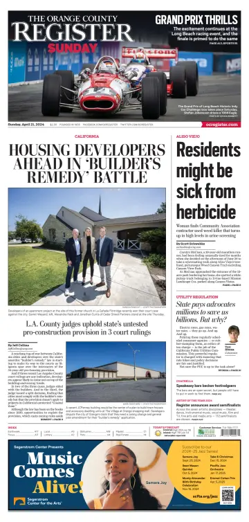 The Orange County Register - 21 四月 2024