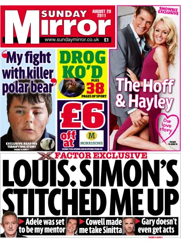 Sunday Mirror - 28 Aug 2011