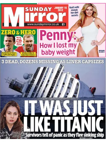 Sunday Mirror - 15 Jan 2012