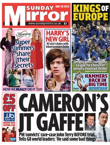 Sunday Mirror - 20 May 2012