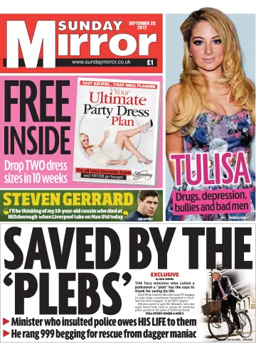 Sunday Mirror - 23 Sep 2012