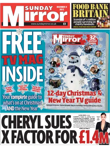 Sunday Mirror - 9 Dec 2012