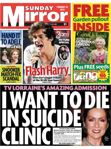 Sunday Mirror - 24 Feb 2013