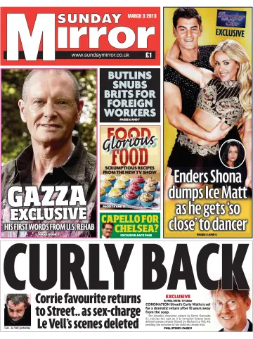 Sunday Mirror - 3 Mar 2013