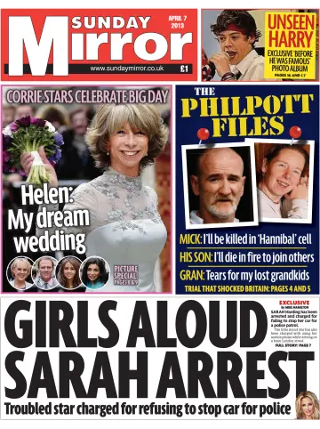 Sunday Mirror - 7 Apr 2013