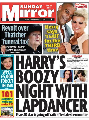 Sunday Mirror - 14 Apr 2013