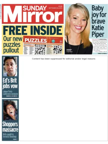 Sunday Mirror - 22 Sep 2013