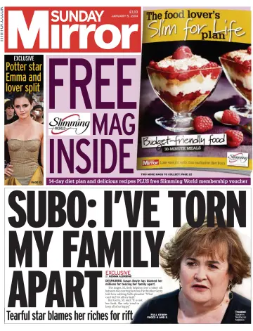 Sunday Mirror - 5 Jan 2014