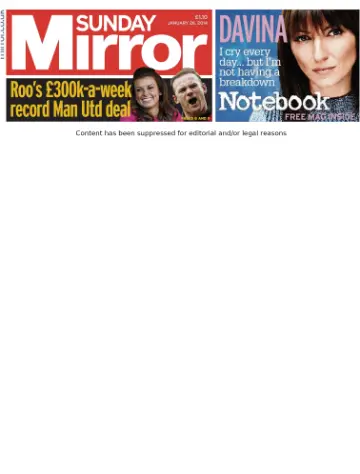 Sunday Mirror - 26 Jan 2014