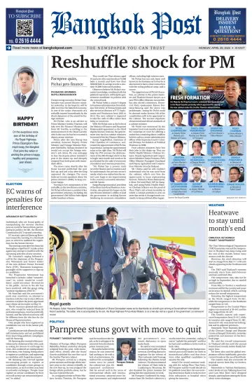 Bangkok Post - 29 Apr. 2024