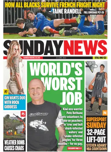 Sunday News - 23 Jun 2013