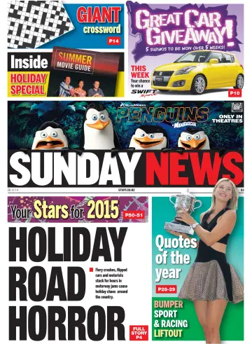 Sunday News - 28 Dec 2014
