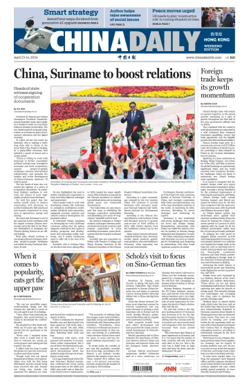 China Daily (Hong Kong) - 13 abril 2024