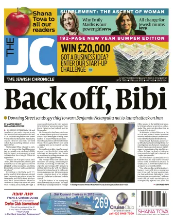 The Jewish Chronicle - 14 Sep 2012