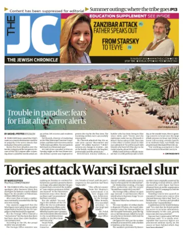 The Jewish Chronicle - 16 Aug 2013
