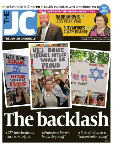 The Jewish Chronicle - 1 Aug 2014