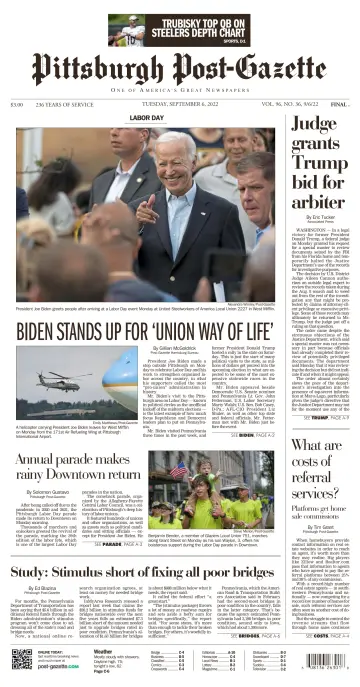 Pittsburgh Post-Gazette - 6 Sep 2022