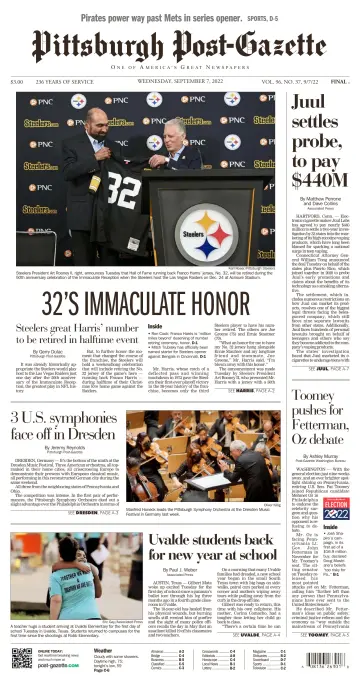 Pittsburgh Post-Gazette - 7 Sep 2022