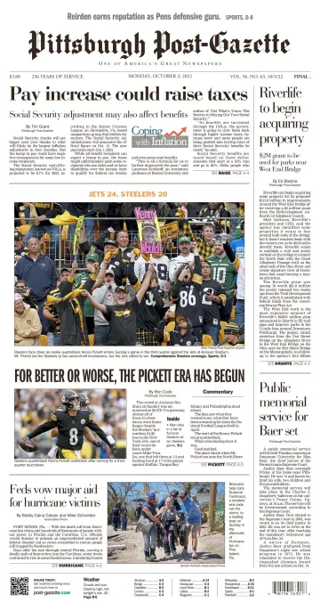 Pittsburgh Post-Gazette - 3 Oct 2022