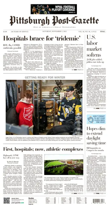 Pittsburgh Post-Gazette - 5 Nov 2022