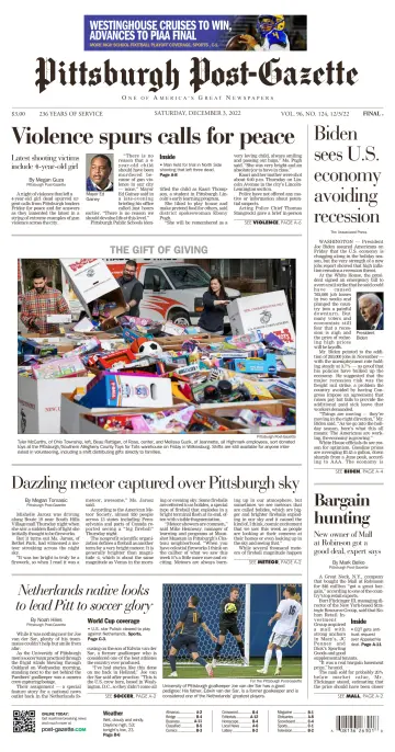 Pittsburgh Post-Gazette - 3 Dec 2022
