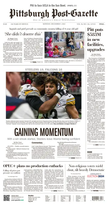 Pittsburgh Post-Gazette - 5 Dec 2022