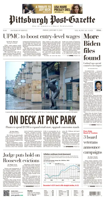 Pittsburgh Post-Gazette - 13 Jan 2023