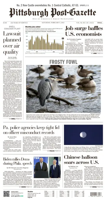 Pittsburgh Post-Gazette - 4 Feb 2023