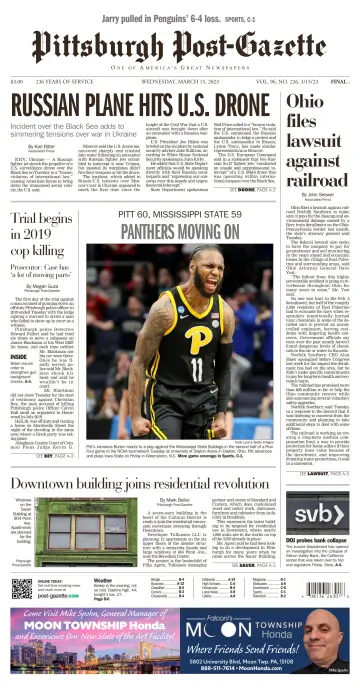 Pittsburgh Post-Gazette - 15 Mar 2023