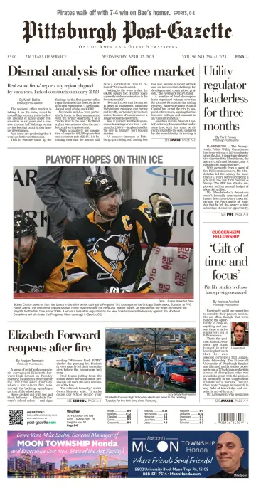 Pittsburgh Post-Gazette - 12 Apr 2023