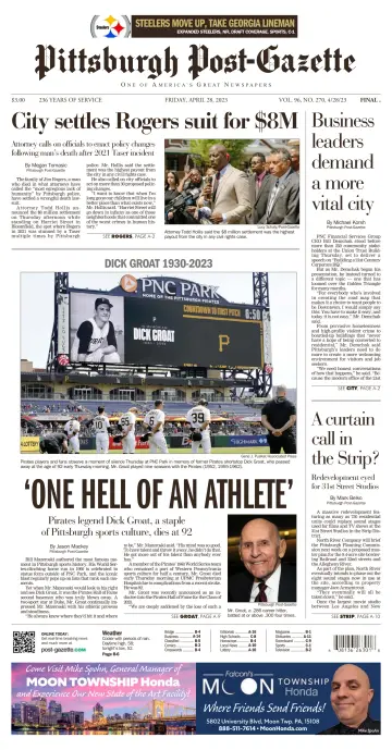 Pittsburgh Post-Gazette - 28 Apr 2023