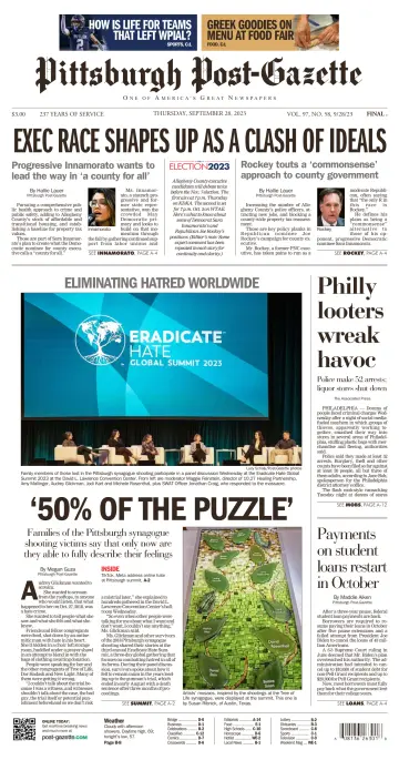 Pittsburgh Post-Gazette - 28 Sep 2023