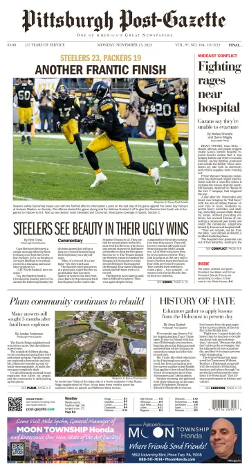Pittsburgh Post-Gazette - 13 Nov 2023