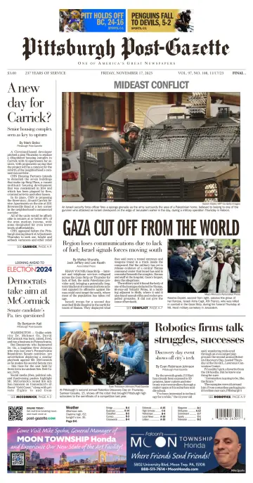 Pittsburgh Post-Gazette - 17 Nov 2023