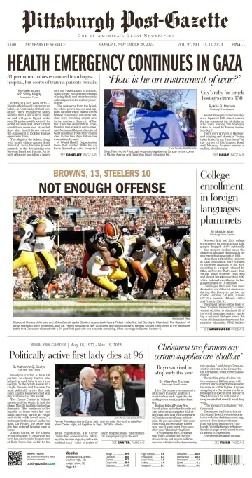 Pittsburgh Post-Gazette - 20 Nov 2023