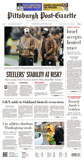 Pittsburgh Post-Gazette - 22 Nov 2023