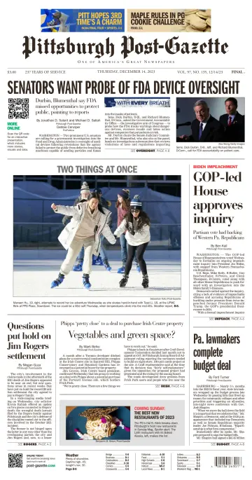 Pittsburgh Post-Gazette - 14 Dec 2023